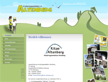 Tablet Screenshot of kita-altenberg.de